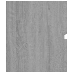 Waschbeckenunterschrank Grau Sonoma 90x38,5x45 cm Holzwerkstoff VIDAXL