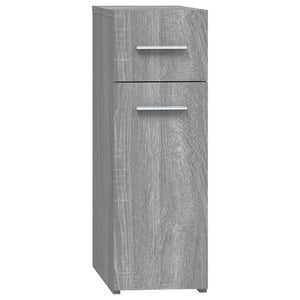 vidaXL Apothekerschrank Grau Sonoma 20x45,5x60 cm Holzwerkstoff