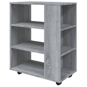 vidaXL Rollschrank Grau Sonoma 60x35x75 cm Holzwerkstoff