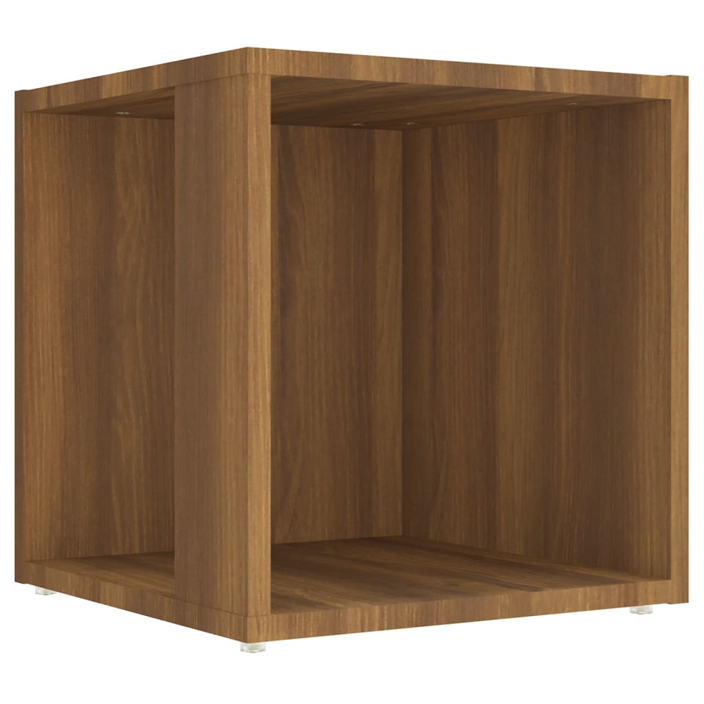 vidaXL Beistelltisch Braun Eichen-Optik 33x33x34,5 cm Holzwerkstoff