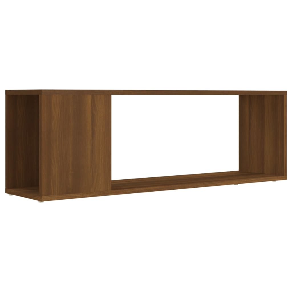 TV-Schrank Braun Eichen-Optik 100x24x32 cm Holzwerkstoff VIDAXL