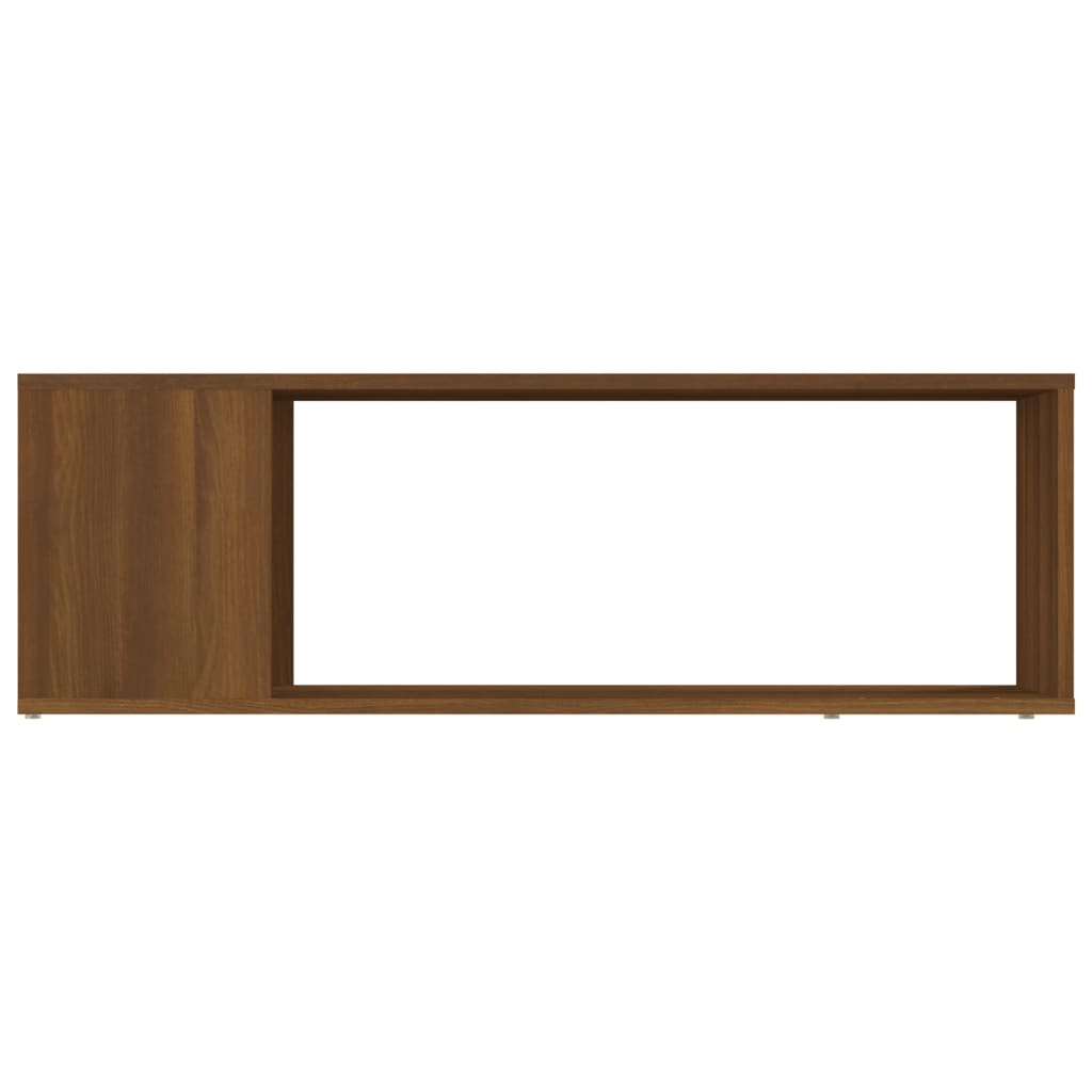 TV-Schrank Braun Eichen-Optik 100x24x32 cm Holzwerkstoff VIDAXL