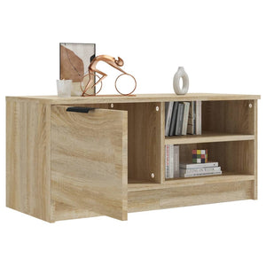 vidaXL TV-Schrank Sonoma-Eiche 80x35x36,5 cm Holzwerkstoff