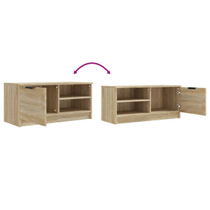 vidaXL TV-Schrank Sonoma-Eiche 80x35x36,5 cm Holzwerkstoff