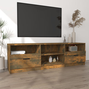 vidaXL TV-Schrank Räuchereiche 150x33,5x45 cm Holzwerkstoff