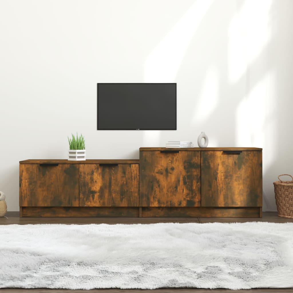 vidaXL TV-Schrank Räuchereiche 158,5x36x45 cm Holzwerkstoff