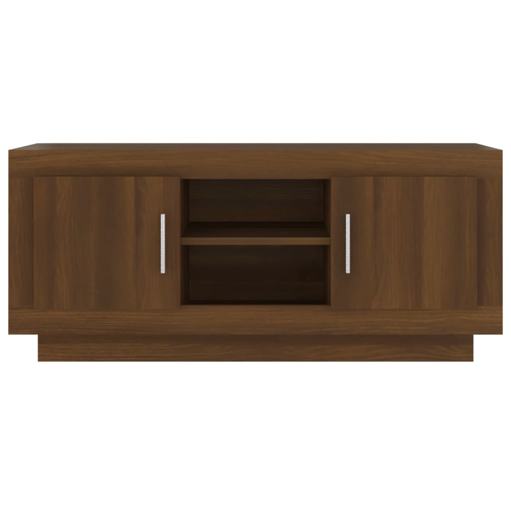 vidaXL TV-Schrank Braun Eichen-Optik 102x35x45 cm Holzwerkstoff