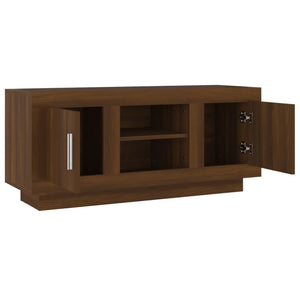 vidaXL TV-Schrank Braun Eichen-Optik 102x35x45 cm Holzwerkstoff