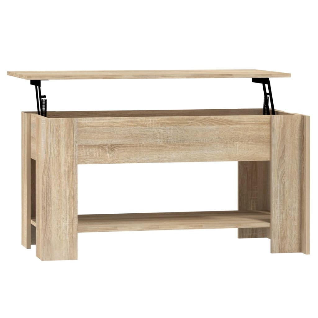 vidaXL Couchtisch Sonoma-Eiche 101x49x52 cm Holzwerkstoff