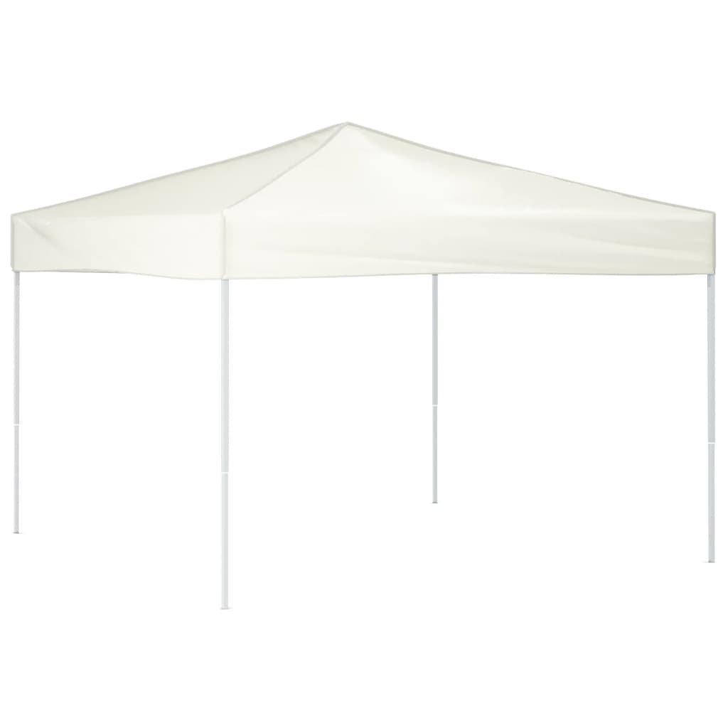 Partyzelt Faltbar Creme 3x3 m Stilecasa