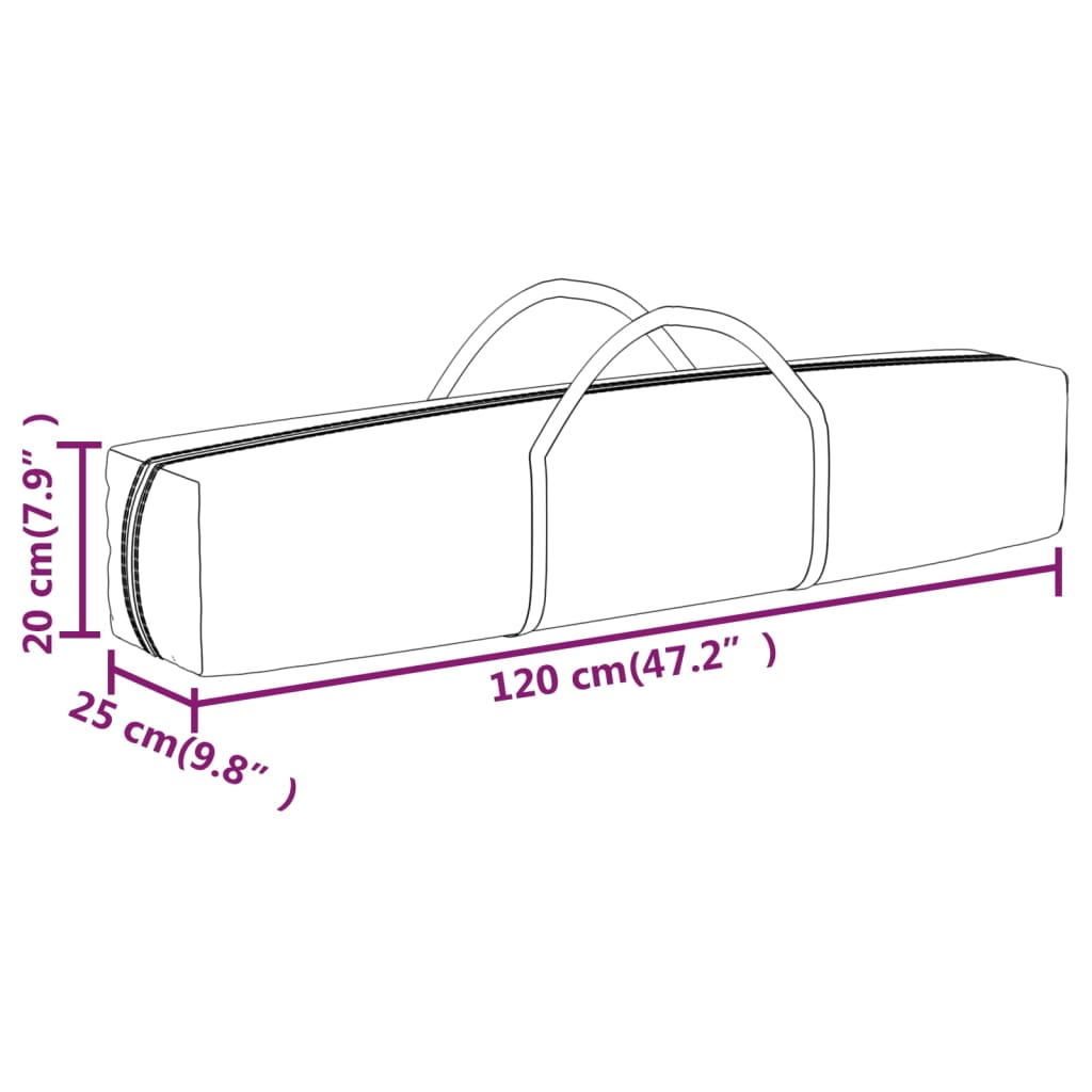 Partyzelt Faltbar Creme 3x3 m Stilecasa