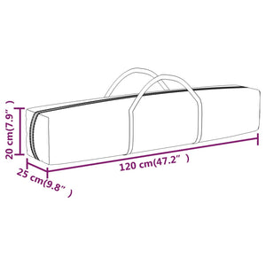 Partyzelt Faltbar Creme 3x3 m Stilecasa