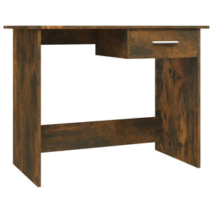 vidaXL Schreibtisch Räuchereiche 100x50x76 cm Holzwerkstoff