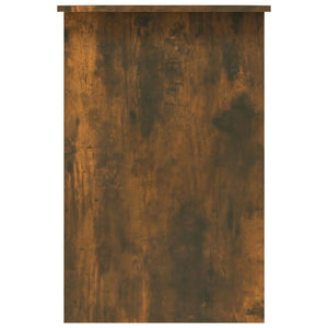 vidaXL Schreibtisch Räuchereiche 100x50x76 cm Holzwerkstoff