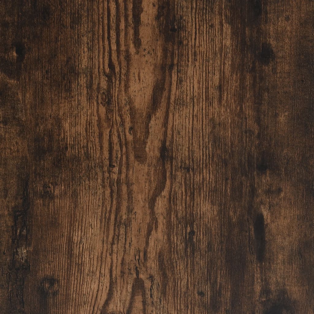 vidaXL Eckschreibtisch Räuchereiche 120x140x75 cm Holzwerkstoff