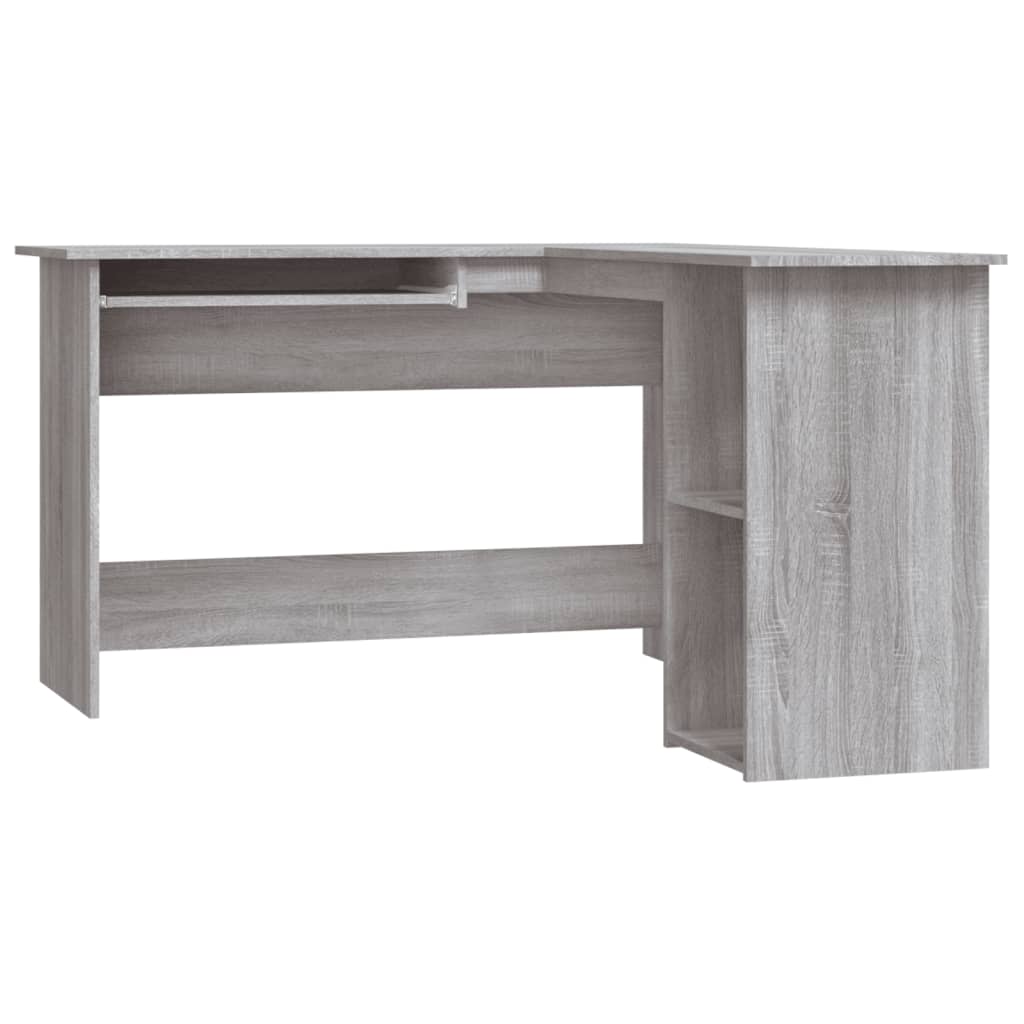 Eckschreibtisch Grau Sonoma 120x140x75 cm Holzwerkstoff Stilecasa