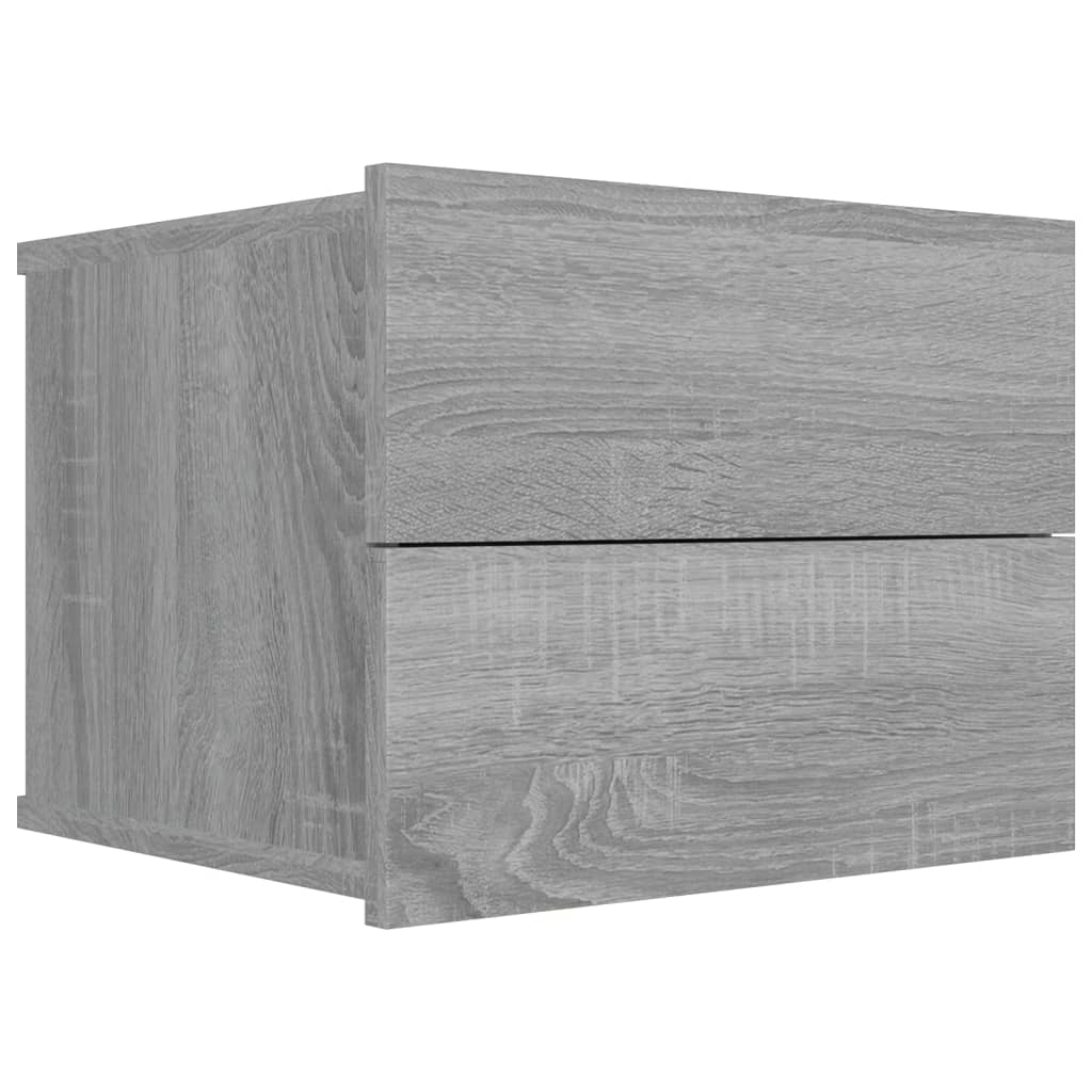 Nachttisch Grau Sonoma 40x30x30 cm Holzwerkstoff VIDAXL