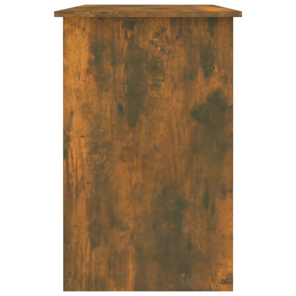 Schreibtisch Räuchereiche 100x50x76 cm Holzwerkstoff Stilecasa