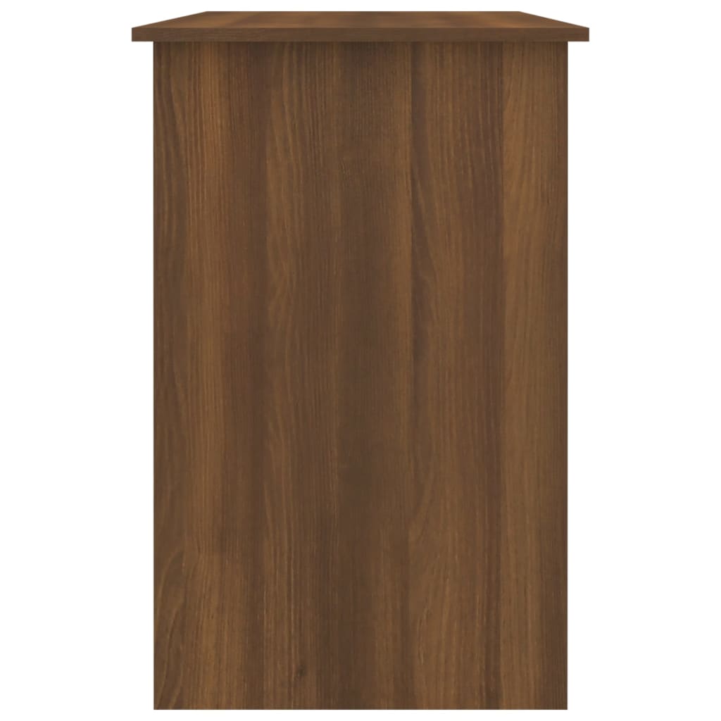 vidaXL Schreibtisch Braun Eichen-Optik 100x50x76 cm Holzwerkstoff