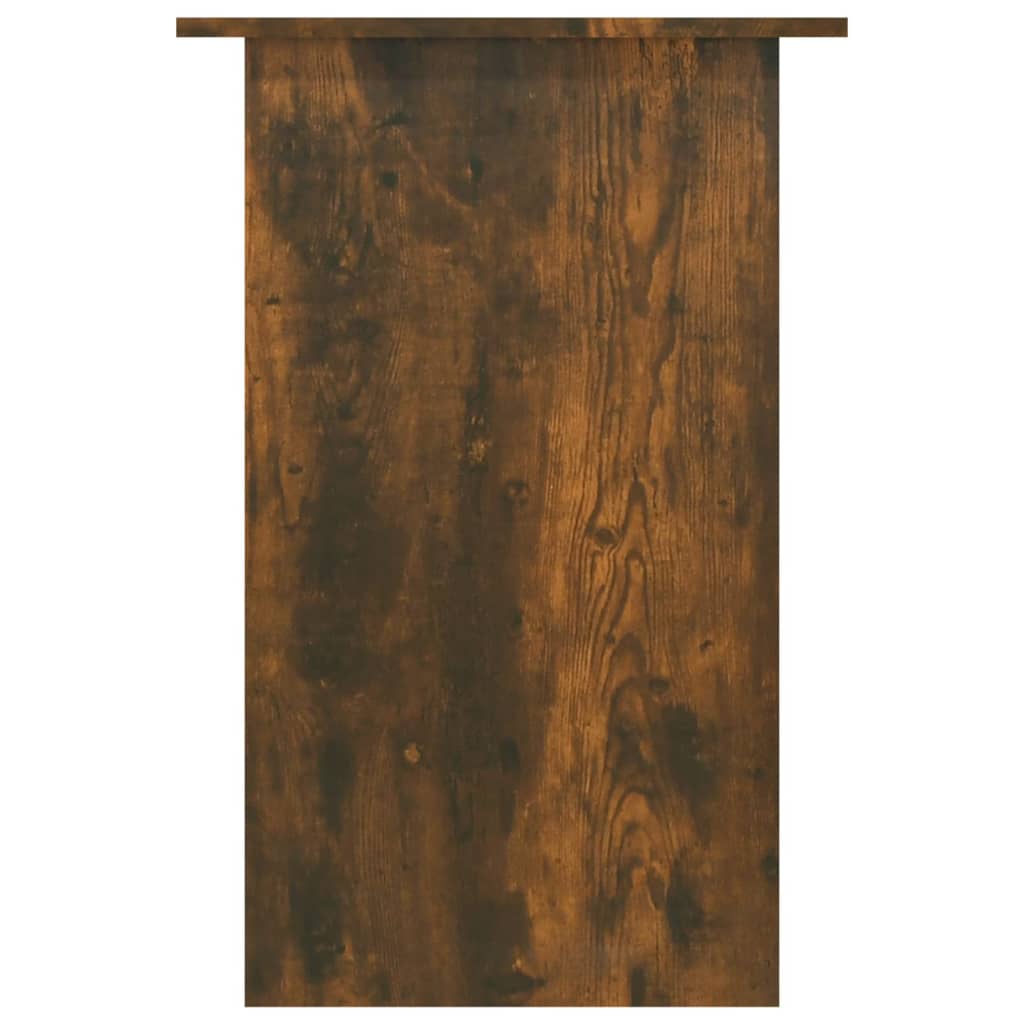 vidaXL Schreibtisch Räuchereiche 90x50x74 cm Holzwerkstoff