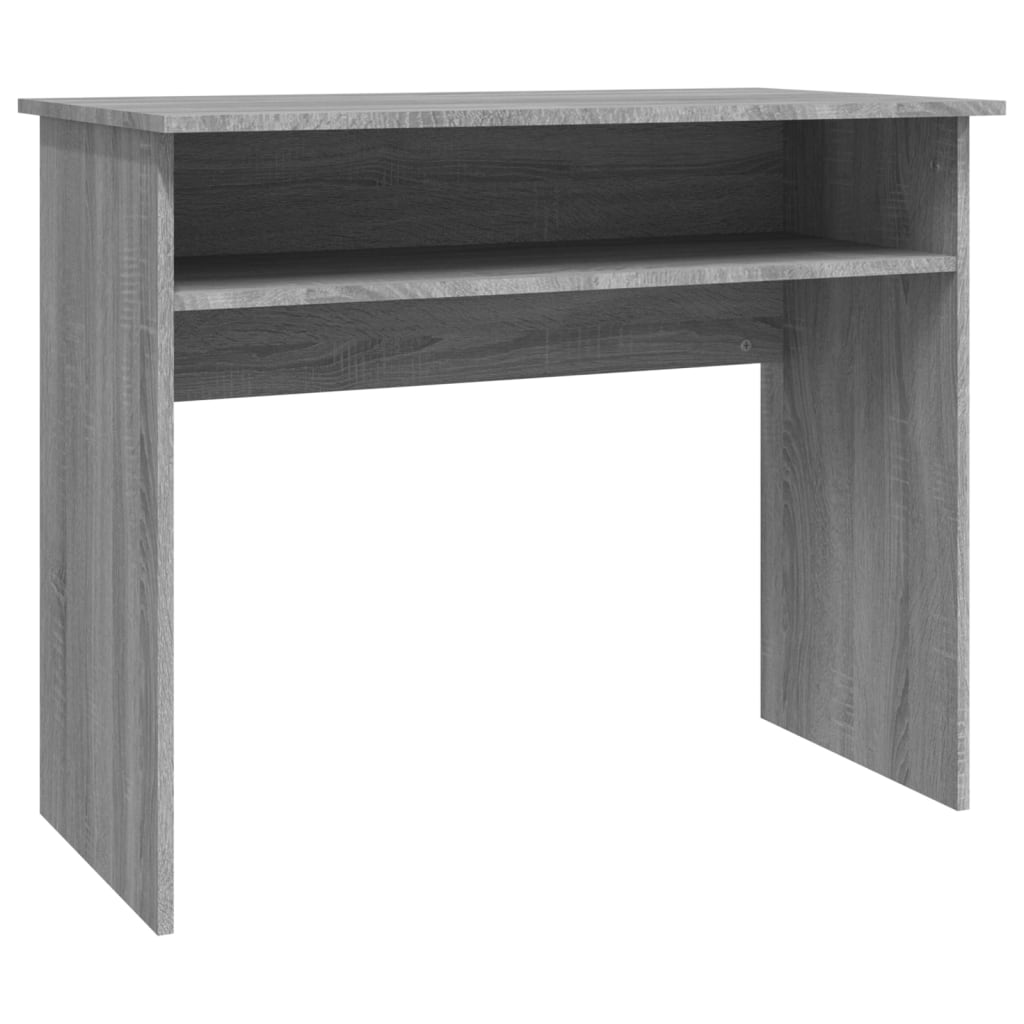 vidaXL Schreibtisch Grau Sonoma 90x50x74 cm Holzwerkstoff