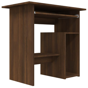 Schreibtisch Braun Eichen-Optik 80x45x74 cm Holzwerkstoff Stilecasa