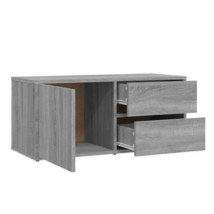 vidaXL TV-Schrank Grau Sonoma 80x34x36 cm Holzwerkstoff