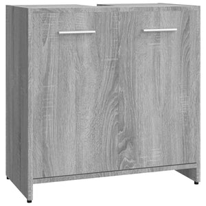 Badezimmerschrank Grau Sonoma 60x33x60 cm Holzwerkstoff Stilecasa