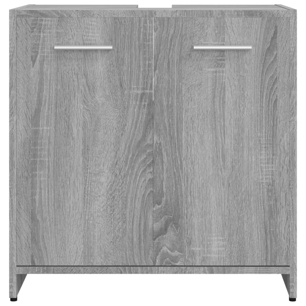 Badezimmerschrank Grau Sonoma 60x33x60 cm Holzwerkstoff Stilecasa