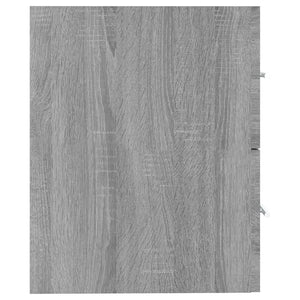 Waschbeckenschrank Grau Sonoma 60x38,5x48 cm Holzwerkstoff VIDAXL