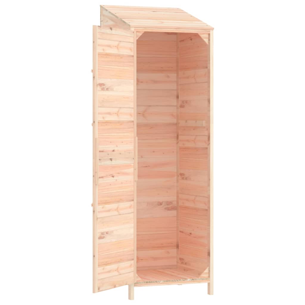 vidaXL Geräteschuppen 55x52x174,5 cm Massivholz Tanne