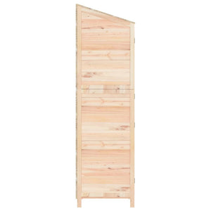 vidaXL Geräteschuppen 102x52x174,5 cm Massivholz Tanne