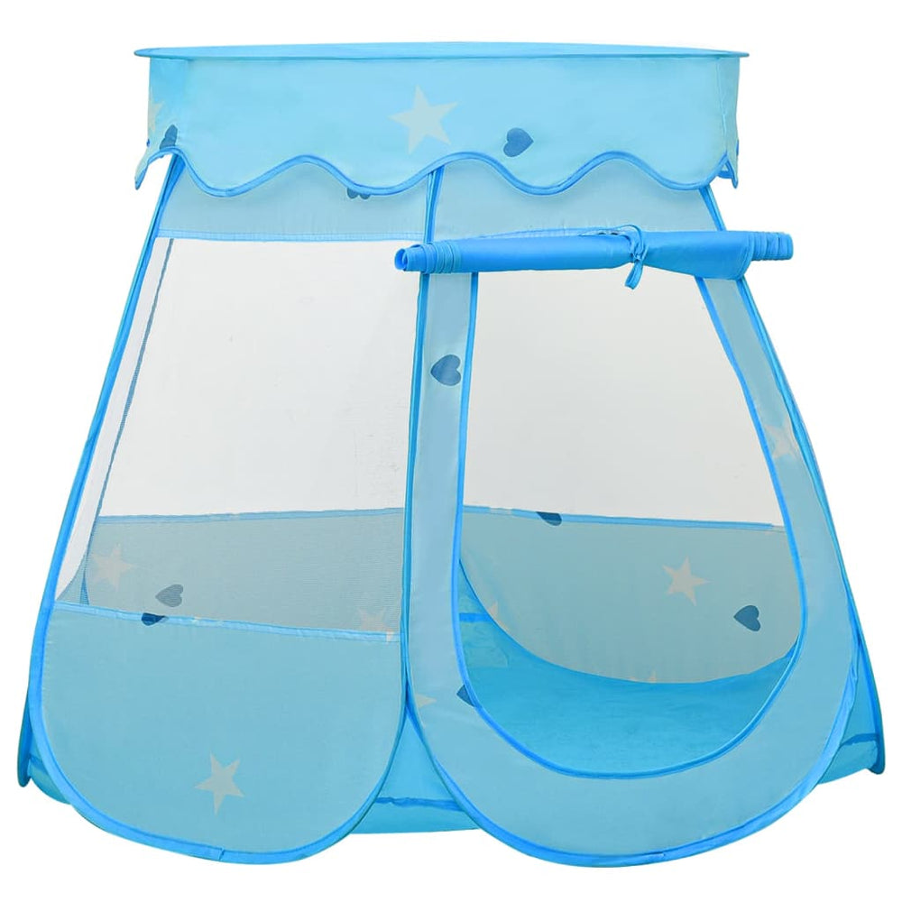 Kinder-Spielzelt mit 250 Bällen Blau 102x102x82 cm Stilecasa