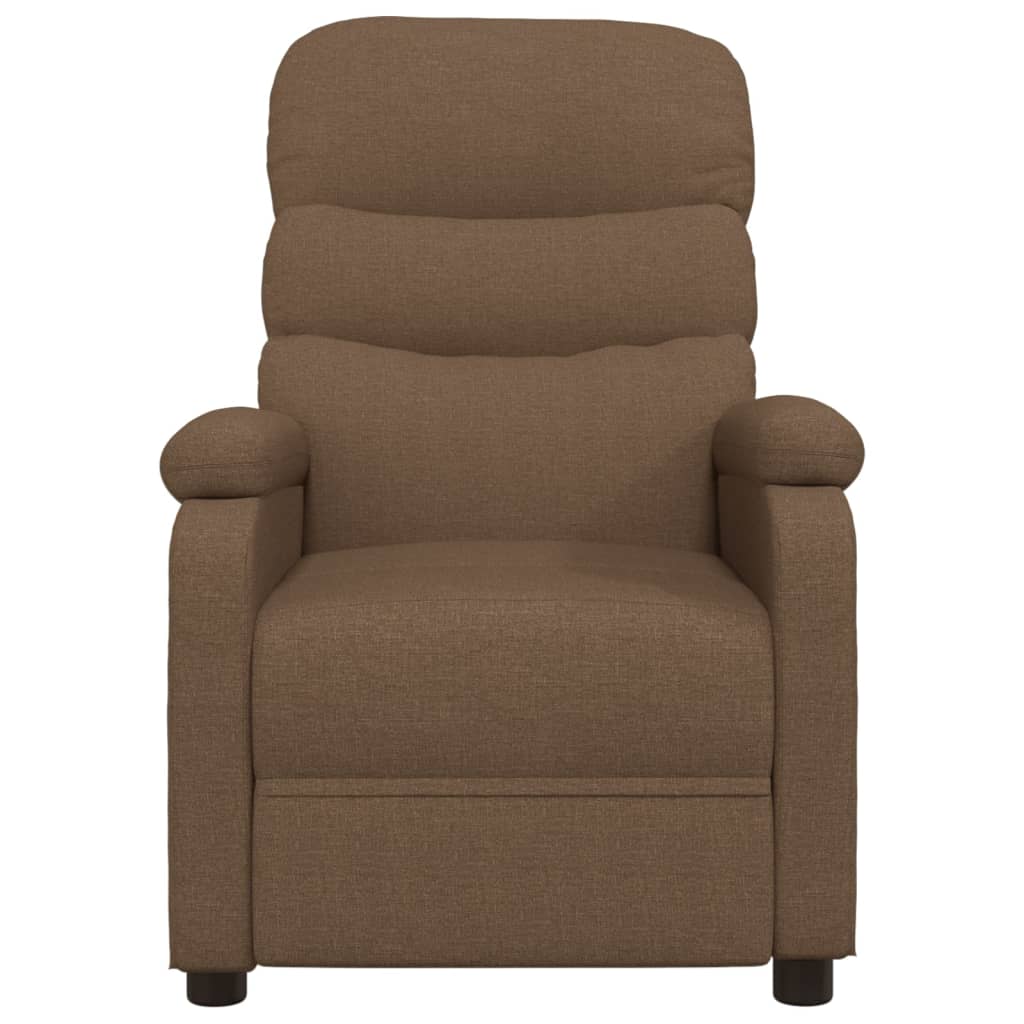 vidaXL Relaxsessel Braun Stoff