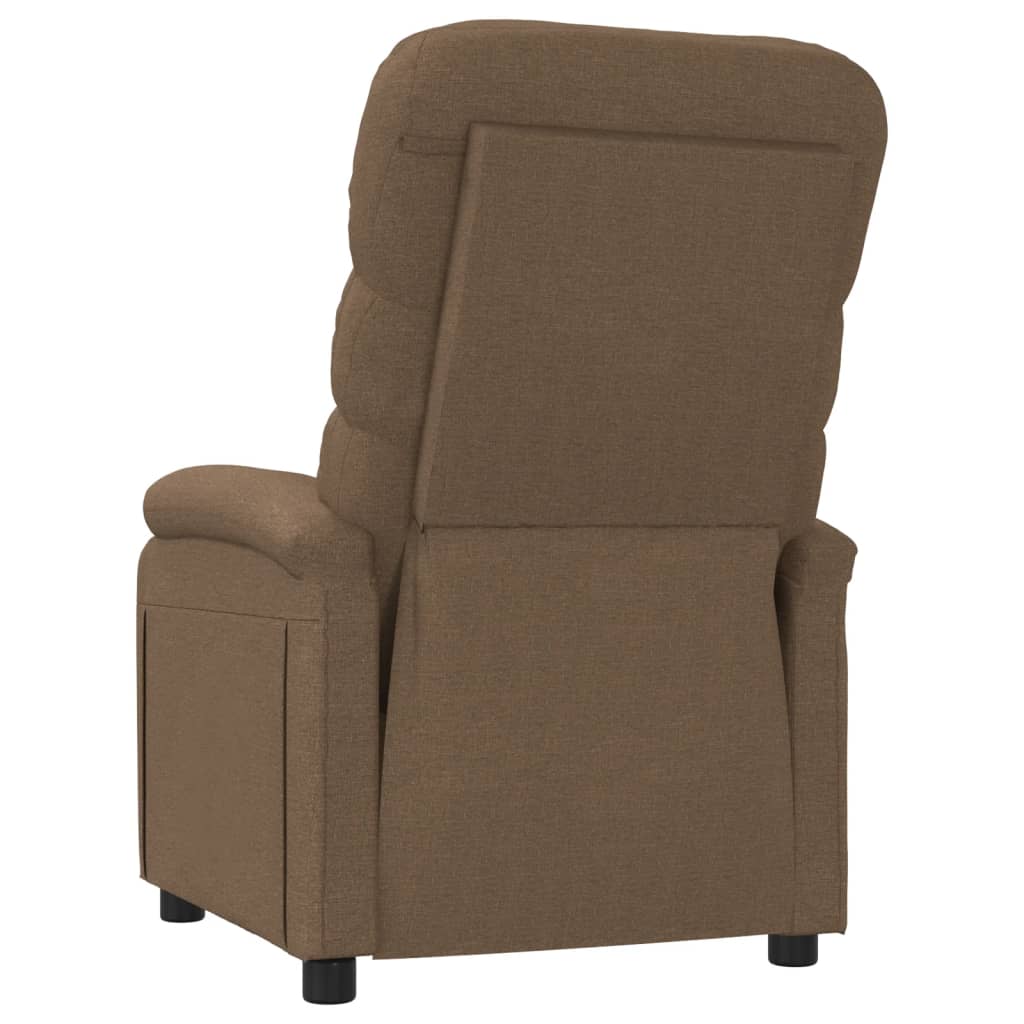 vidaXL Relaxsessel Braun Stoff