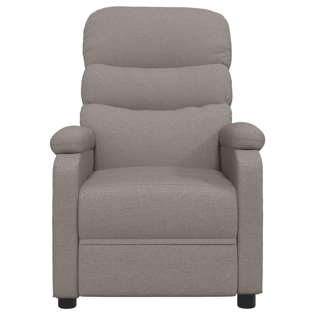 vidaXL Relaxsessel Taupe Stoff