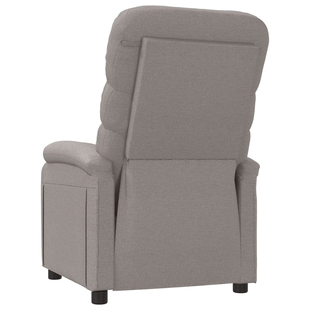 vidaXL Relaxsessel Taupe Stoff