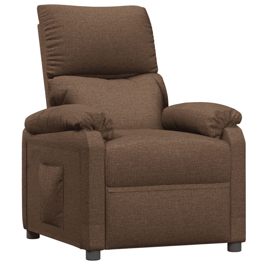 vidaXL Relaxsessel Braun Stoff