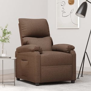 vidaXL Relaxsessel Braun Stoff