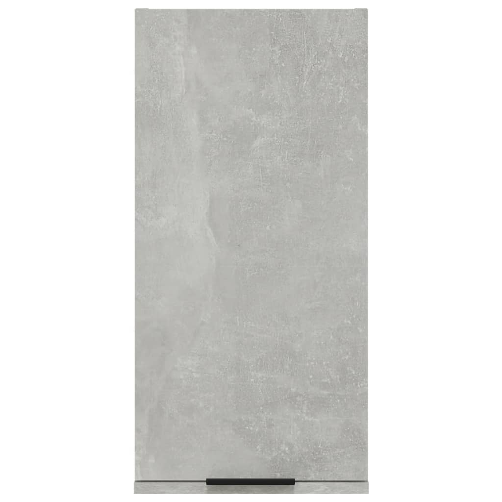 vidaXL Wand-Badschrank Betongrau 32x20x67 cm