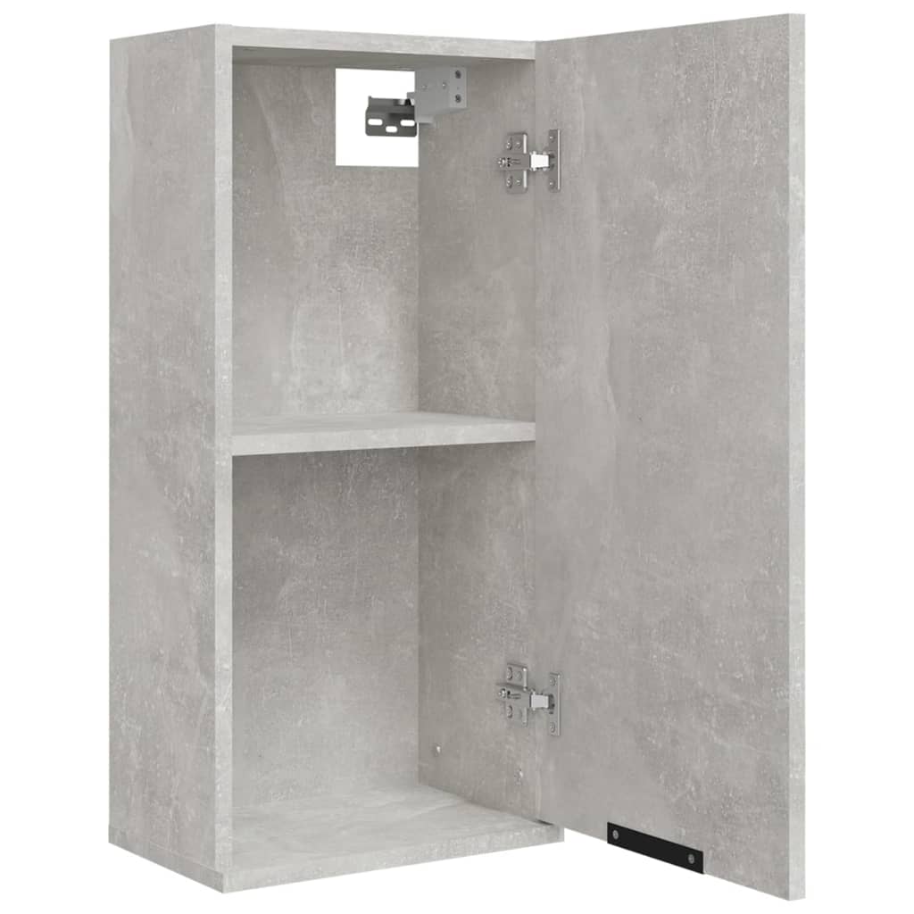 vidaXL Wand-Badschrank Betongrau 32x20x67 cm