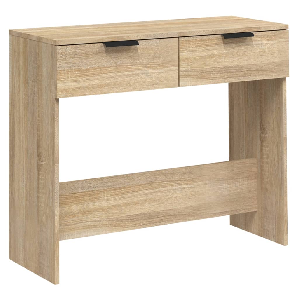 vidaXL Konsolentisch Sonoma-Eiche 90x36x75 cm Holzwerkstoff