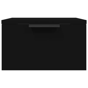 Wand-Nachttische 2 Stk. Schwarz 34x30x20 cm Stilecasa