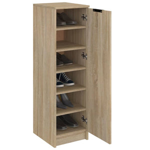 Schuhschrank Sonoma-Eiche 30x35x100 cm Holzwerkstoff