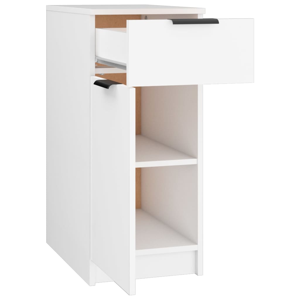 vidaXL Schreibtischschrank Weiß 33,5x50x75 cm Holzwerkstoff