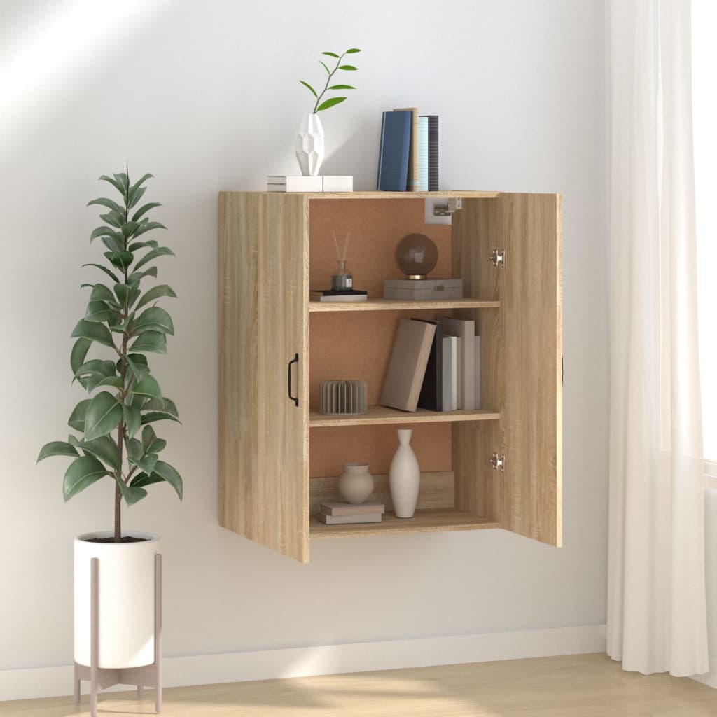 vidaXL Hängeschrank Sonoma-Eiche 69,5x34x90 cm Holzwerkstoff