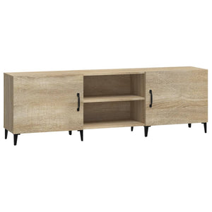 TV-Schrank Sonoma-Eiche 150x30x50 cm Holzwerkstoff Stilecasa