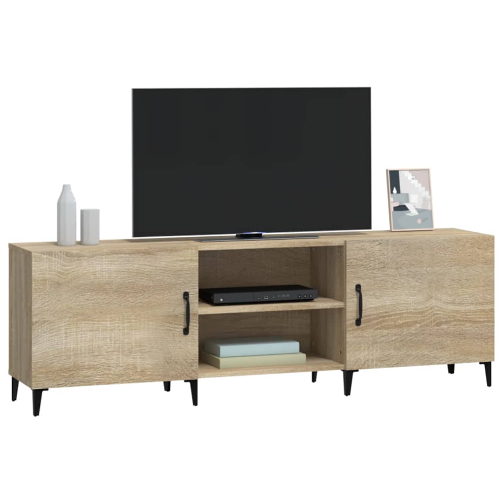 TV-Schrank Sonoma-Eiche 150x30x50 cm Holzwerkstoff Stilecasa