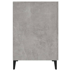 vidaXL Schreibtisch Betongrau 140x50x75 cm Holzwerkstoff