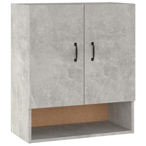 vidaXL Wandschrank Betongrau 60x31x70 cm Holzwerkstoff